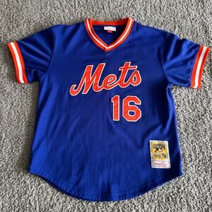 Authentic Mitchell & Ness Dwight Gooden 1986 MLB New York Mets #16 Jersey 40-M